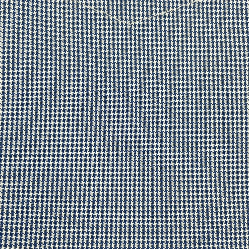 Brooks Brothers Shirt Mens 16.5 Blue Micro Houndstooth Long Sleeve Button‎ Up